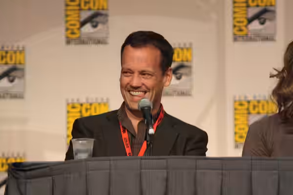 Voice actor Dee Bradley Baker during the American Dad! panel. (2009)