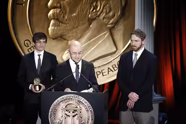 PHOTO CREDIT: ANDERS KRUSBERG / PEABODY AWARDS Bryan Konietzko, Michael Dante DiMartino and Aaron Ehasz 69th Annual Peabody Awards Luncheon Waldorf=Astoria Hote (2009)