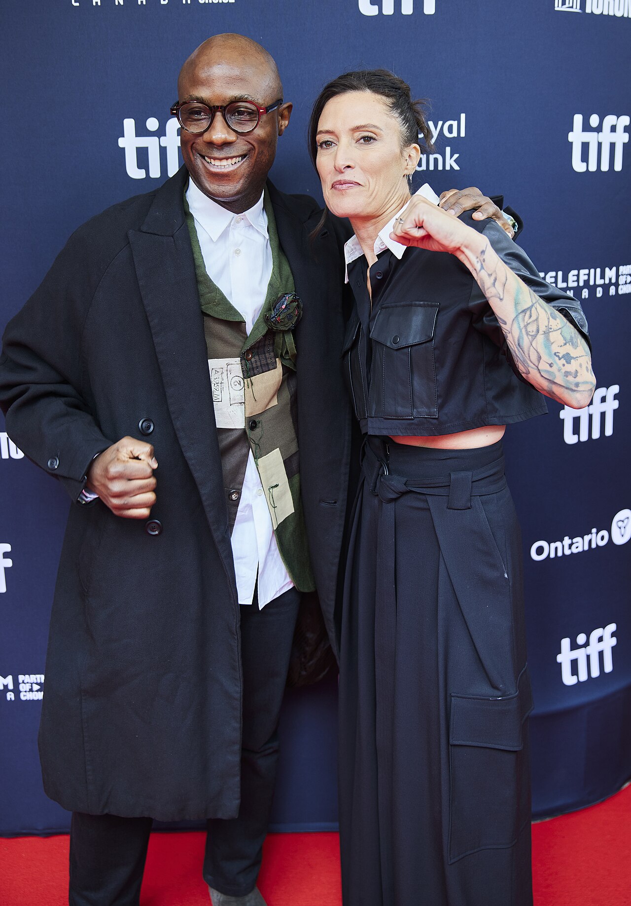 Barry Jenkins and Rachel Morrison at the premiere of "The Fire Inside" during the 2024 Toronto International Film Festival