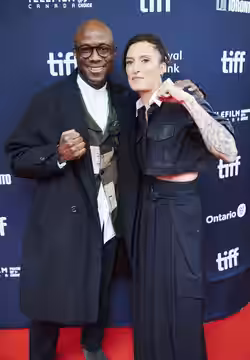 Rachel Morrison and Barry Jenkins at the premiere of "The Fire Inside" during the 2024 Toronto International Film Festival