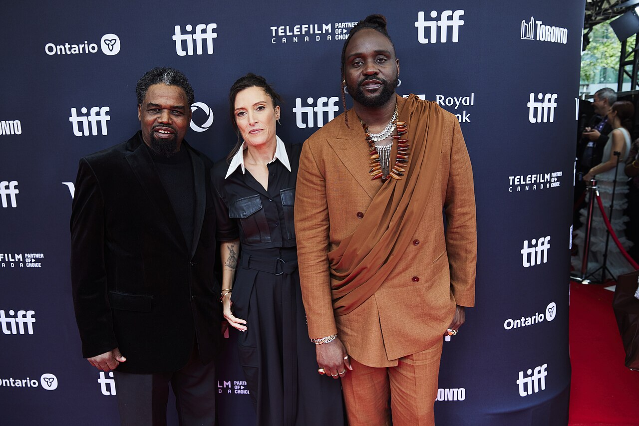 Jason Crutchfield, Rachel Morrison, and Brian Tyree Henry attend the premiere of "The Fire Inside" during the 2024 Toronto International Film Festival