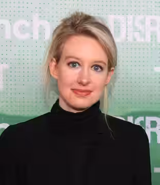 Cropped photo of Elizabeth Holmes Backstage at TechCrunch Disrupt San Francisco 2014. Photo by Max Morse for TechCrunch.