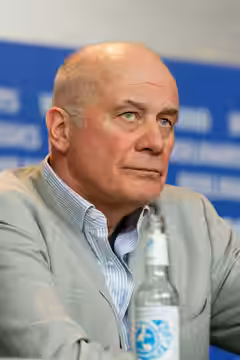 Hanns Zischler bei der Pressekonferenz zu Masaryk / A Prominent Patient bei der Berlinale 2017