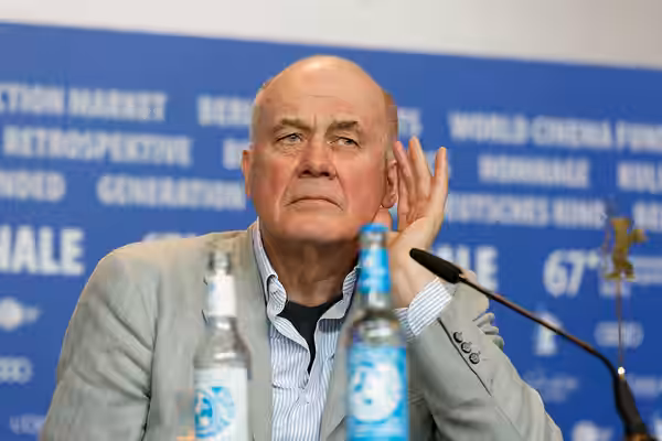Hanns Zischler bei der Pressekonferenz zu Masaryk / A Prominent Patient bei der Berlinale 2017