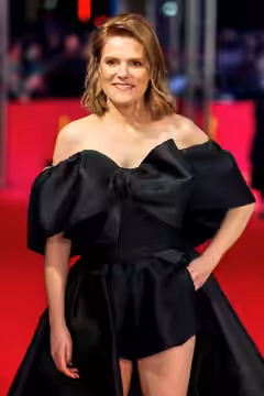 Fritzi Haberlandt on the red carpet of the opening gala of the Berlinale 2023