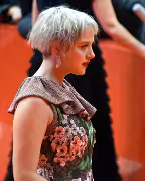 Jella Haase on the red carpet at the opening night of the Berlinale 2020, playing a leading role in the competition film Berlin Alexanderplatz, a new adaptation