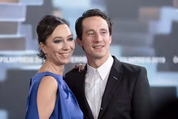 Ursula Strauss and Laurence Rupp, photo call at the Austrian Film Awards 2019 (Rathaus, Vienna,Austria).