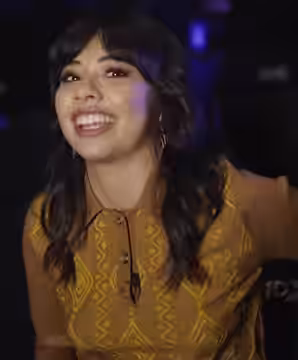 Xochitl Gomez promoting the 4DX experience (2022)