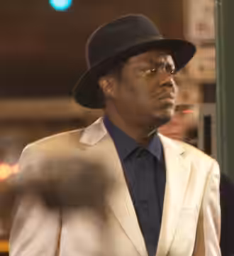 Bernie Mac on the set of Soul Men in 2008 in Memphis, Tennessee.