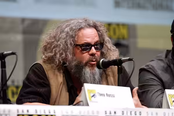 Mark Boone Junior speaking at the 2013 San Diego Comic Con International, for "Sons of Anarchy", at the San Diego Convention Center in San Diego, California. Pl