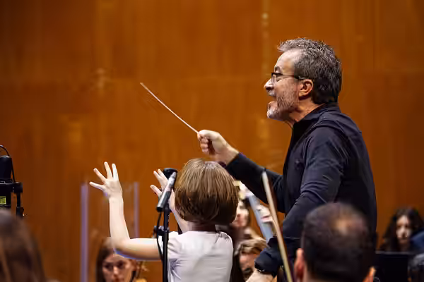 Roque Baños during the Movie Score Málaga 2025 celebration (Mosma) at Cervantes Theatre