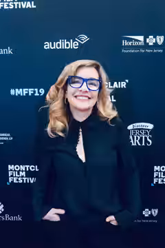 Guinevere Turner at the premiere of Charlie Says during the Montclair Film Festival 2019.