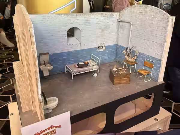 Cell set from Wallace &amp; Gromit: Vengeance Most Fowl on display in Bristol. (2024)
