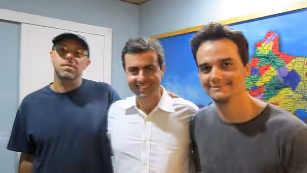José Padilha, Marcelo Freixo e Wagner Moura (2012)