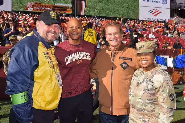 Governor Moore and Lt Governor Miller Attend the Commanders vs Giants Football Game by Pat Siebert at 1600 Fedex Way, Hyattsville, MD 20785 (2023)