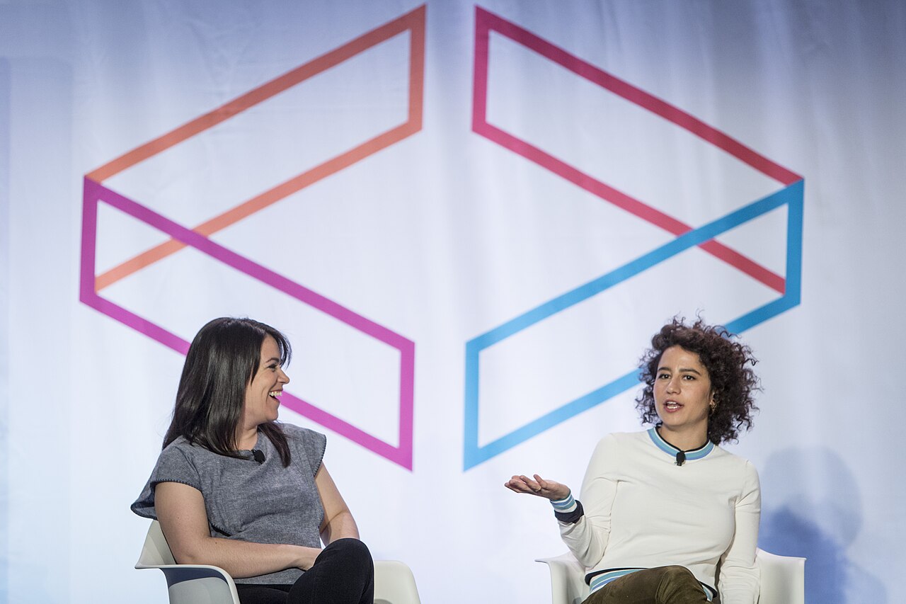 Marie Claire Editor in Chief Anne Fulenwider interviews Broad City's Abbi Jacobson and Ilana Glazer on the YP Stage on Day 1 of Internet Week New York May 18, 2 (2015)