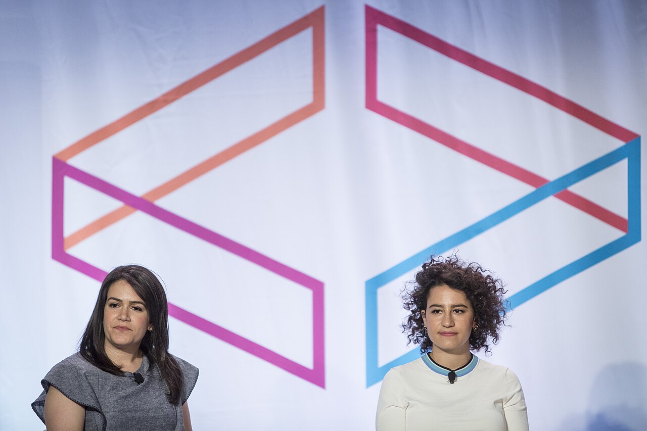 Marie Claire Editor in Chief Anne Fulenwider interviews Broad City's Abbi Jacobson and Ilana Glazer on the YP Stage on Day 1 of Internet Week New York May 18, 2 (2015)