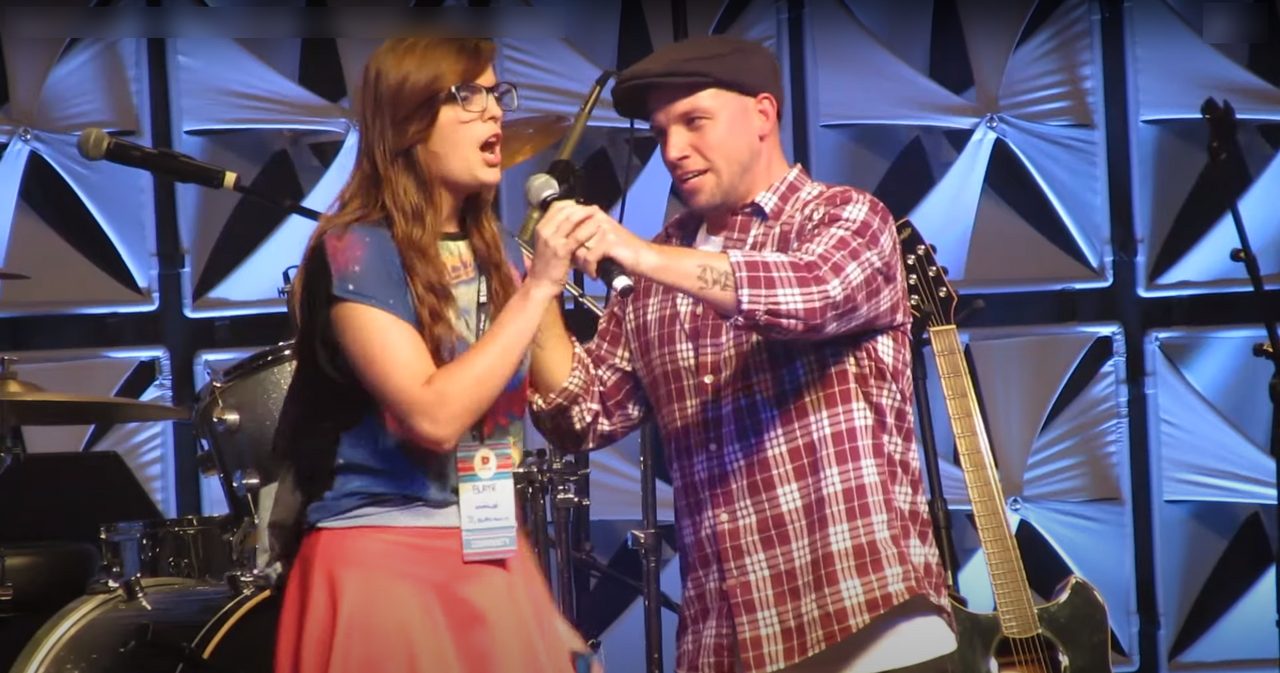 Mario Bros vs Wright Bros - Epic Rap Battles of History - Vidcon 2013 - (Frame Grab)