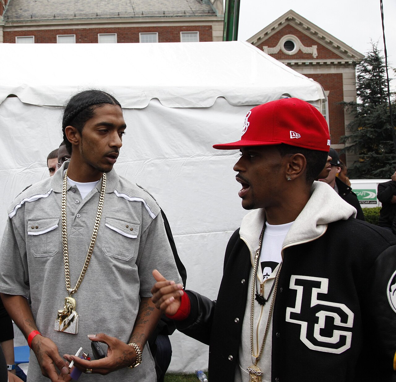 Big Sean &amp; Nipsey Hussle in 2009 at Howard University