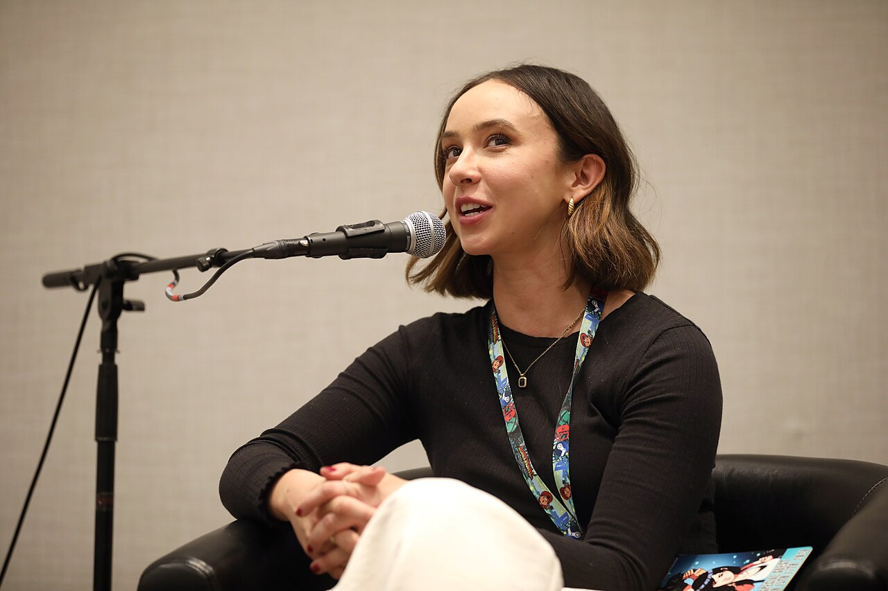 Britt Baron speaking with attendees at the 2024 Game On Expo at the Phoenix Convention Center in Phoenix, Arizona. Please attribute to Gage Skidmore if used els