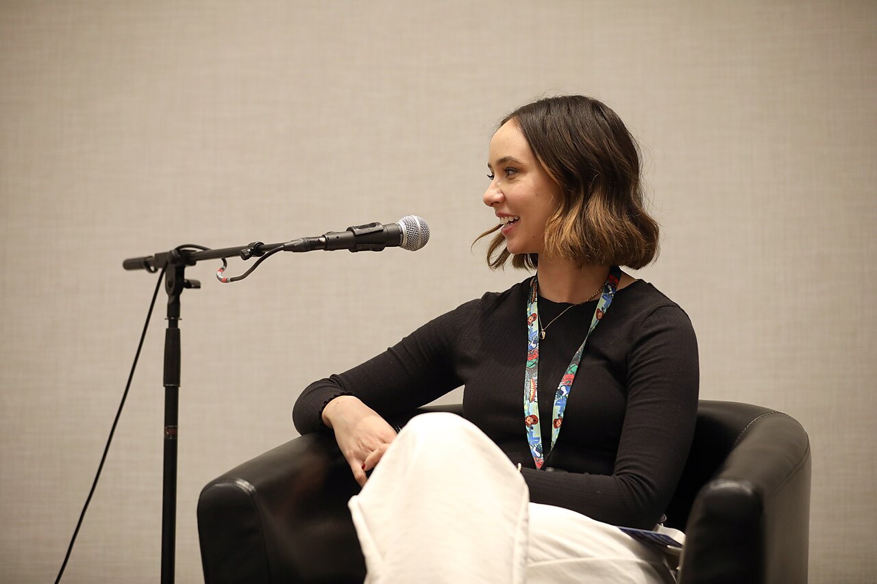 Britt Baron speaking with attendees at the 2024 Game On Expo at the Phoenix Convention Center in Phoenix, Arizona. Please attribute to Gage Skidmore if used els