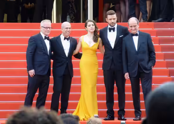 El estreno mundial de la película Cafe Society durante el Festival de Cannes 2016. De izquierda a derecha: Thierry Fremaux, director del Festival. Jeffrey Katze