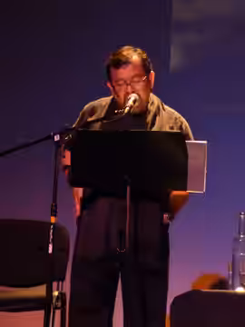 Silverio Palacios, en la obra El Ticuz, en el Teatro Morelos, Ags. (2016)