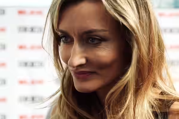 Natascha McElhone (at the premier of Believe at the National Football Museum in Manchester) (2014)