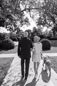 President Joe Biden and actress and disability rights activist Selma Blair walk through the Rose Garden to an Americans with Disabilities Act (ADA) reception, M (2023)