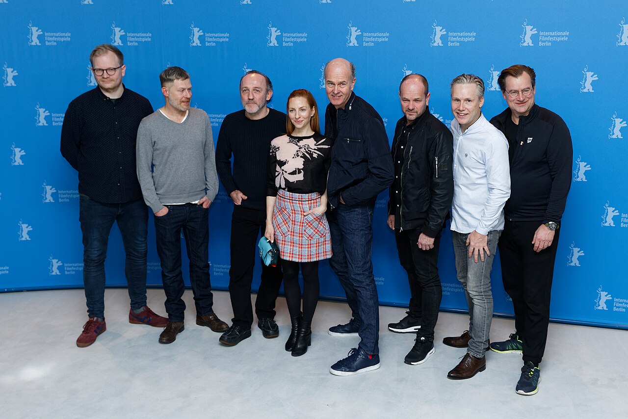 Cast &amp; Crew beim Photo Call von Kongens Nei (The King's Choice) bei der Berlinale 2017: Jan Trygve Røyneland (Drehbuchautor/Screenwriter) Andreas Lust (Scha