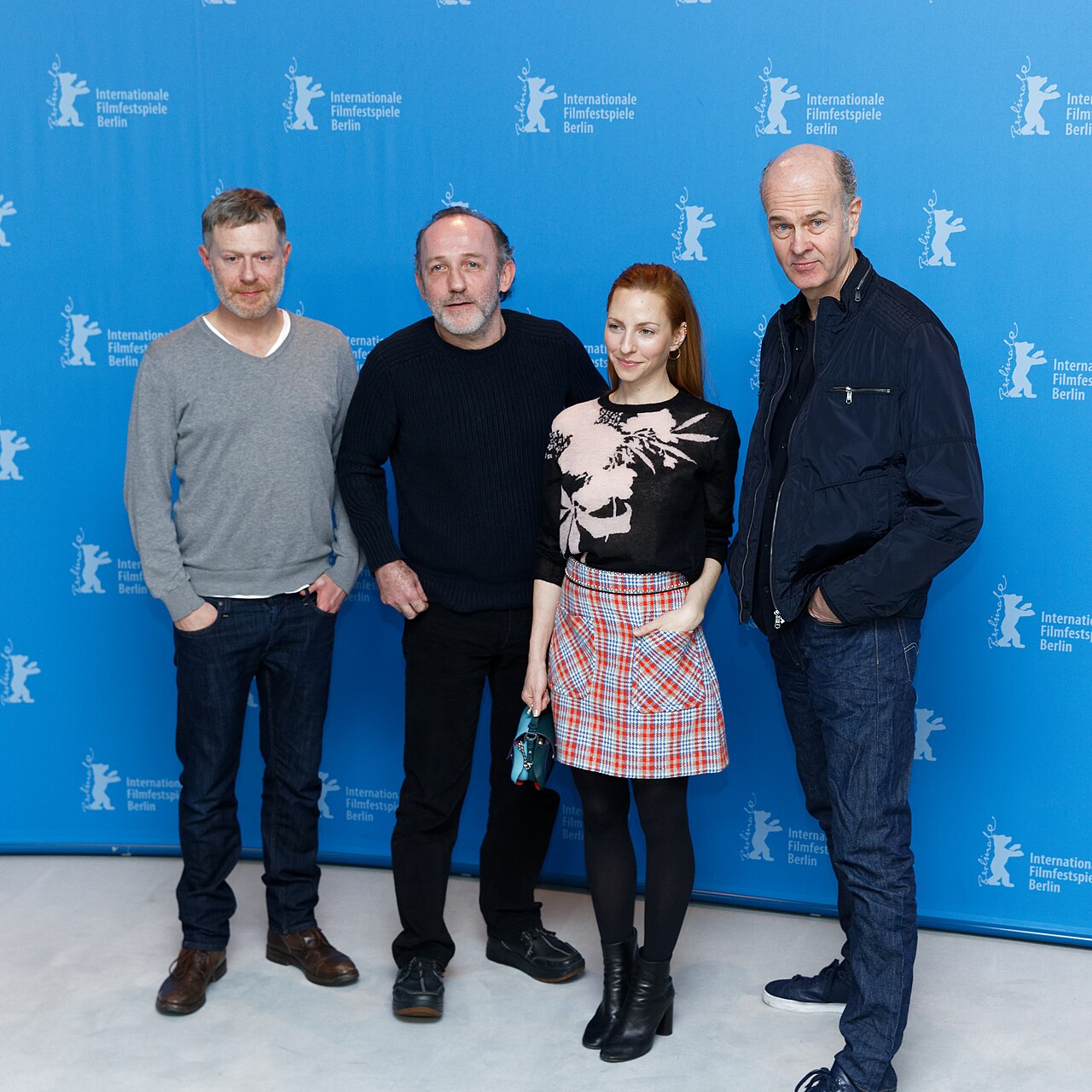 Erik Poppe &amp; Cast beim Photo Call von Kongens Nei (The King's Choice) bei der Berlinale 2017: Andreas Lust (Schauspieler/Actor) Karl Markovics (Schauspieler