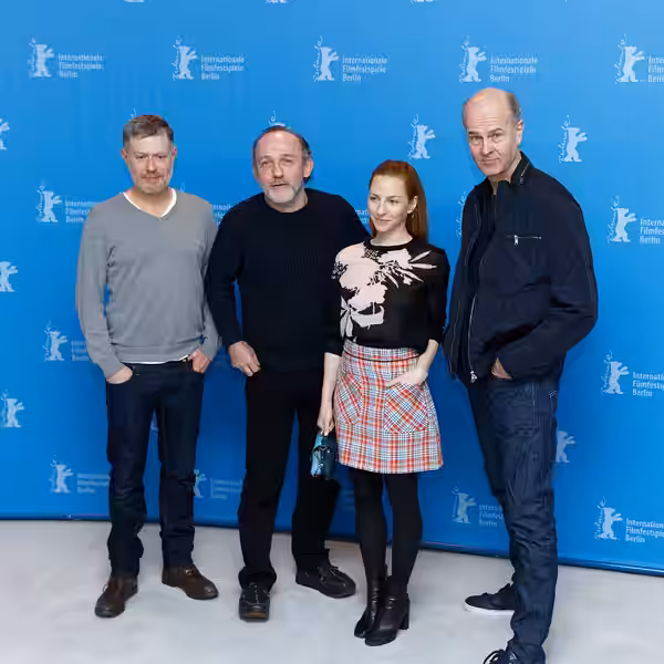 Erik Poppe &amp; Cast beim Photo Call von Kongens Nei (The King's Choice) bei der Berlinale 2017: Andreas Lust (Schauspieler/Actor) Karl Markovics (Schauspieler