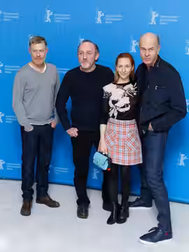 Erik Poppe &amp; Cast beim Photo Call von Kongens Nei (The King's Choice) bei der Berlinale 2017: Andreas Lust (Schauspieler/Actor) Karl Markovics (Schauspieler