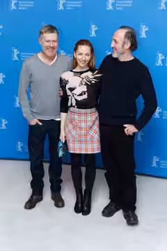 Cast beim Photo Call von Kongens Nei (The King's Choice) bei der Berlinale 2017: Andreas Lust (Schauspieler/Actor) Katharina Schüttler (Schauspielerin/Actress) 