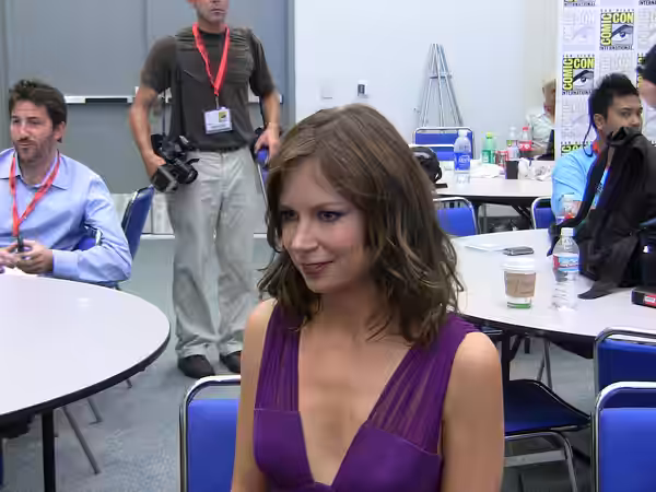 Actress Mary Lynn Rajskub In Comic-Con 2009 24 press room San Diego, July 24, 2009