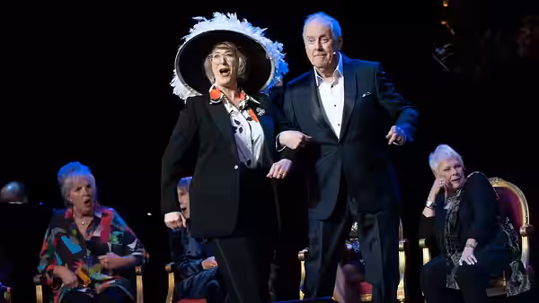 Gyles Brandreth &amp; Judi Dench &amp; The Dames - London Palladium - Sunday 5th March 2023