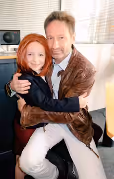 Rencontre à la Fnac de Paris entre Lynette &amp; David Duchovny, une belle rencontre... (2016)