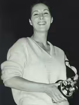 Rosemary Harris, actress, in July 1962, during her appearance in repertory at the Chichester Festival Theatre, West Sussex, UK, during the theatre's opening sea