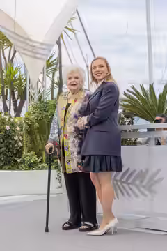 June Squibb and Scarlett Johansson at the 2025 Cannes Film Festival
