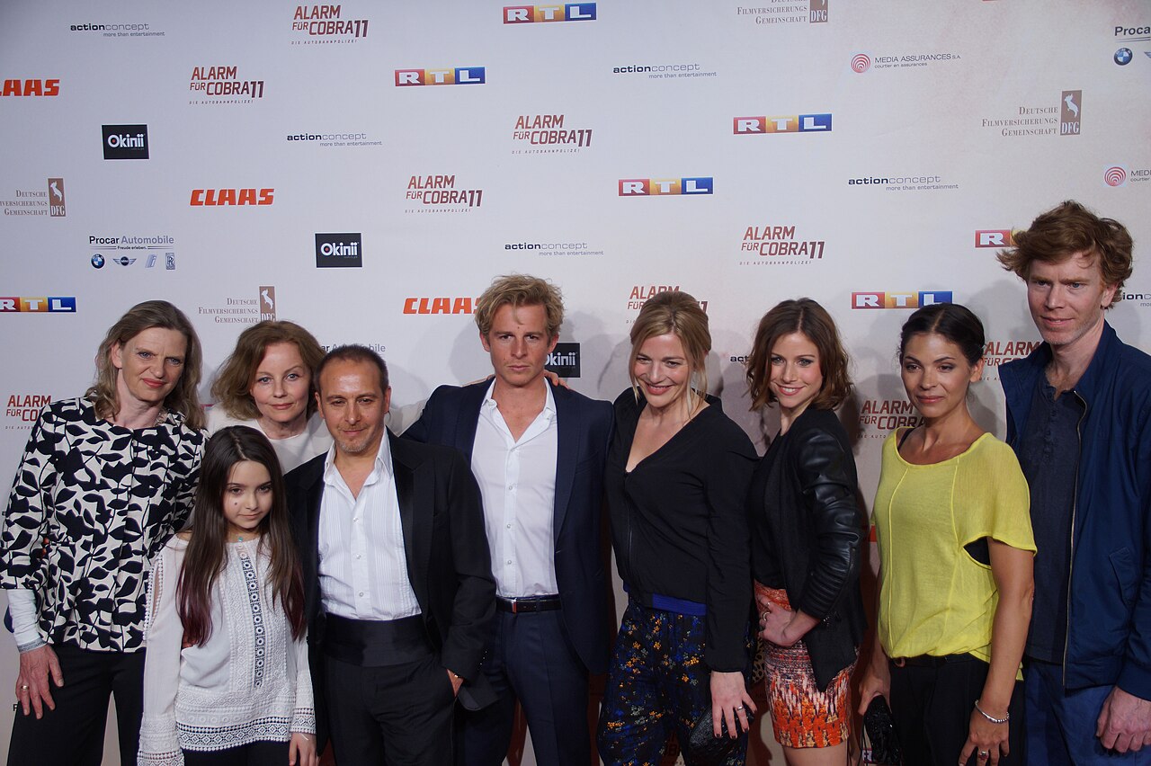 Cast von "Alarm für Cobra 11" bei der Premiere von der 300. Folge 'Alarm für Cobra 11', April 2016.