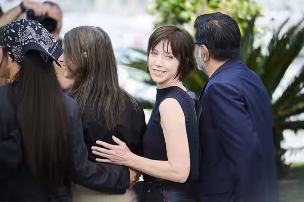Sara Giraudeau poses during the "Garance" photocall at the 79th annual Cannes Film Festival at Palais des Festivals on May 18, 2026