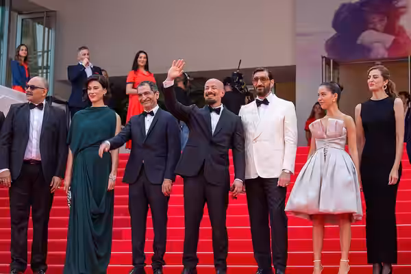 Main Cast of Eagles of the Republic at 2025 Cannes Red Carpet