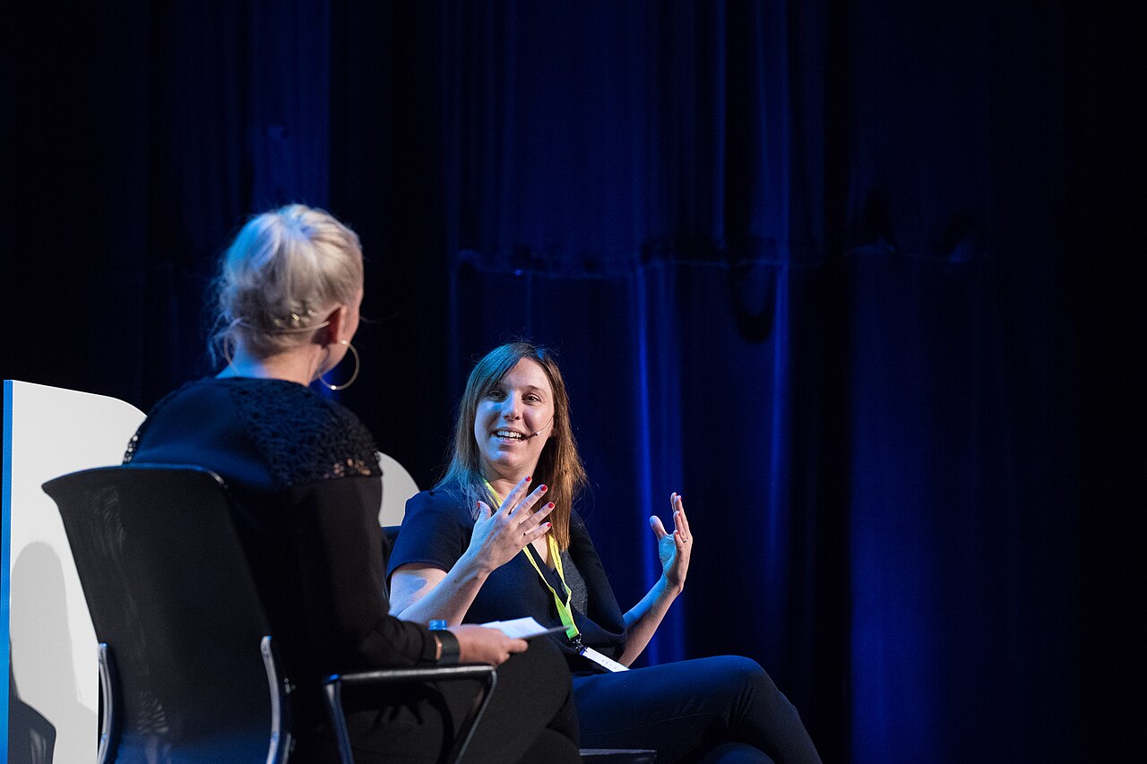 Med Camille de Castelnau. Moderator Mona B. Riise. (2018)