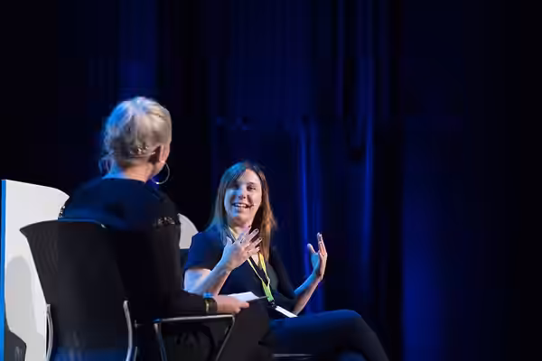 Med Camille de Castelnau. Moderator Mona B. Riise. (2018)