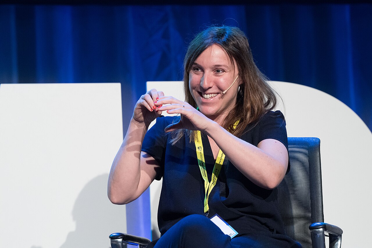 Med Camille de Castelnau. Moderator Mona B. Riise. (2018)