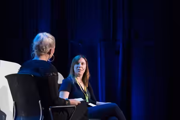 Med Camille de Castelnau. Moderator Mona B. Riise. (2018)