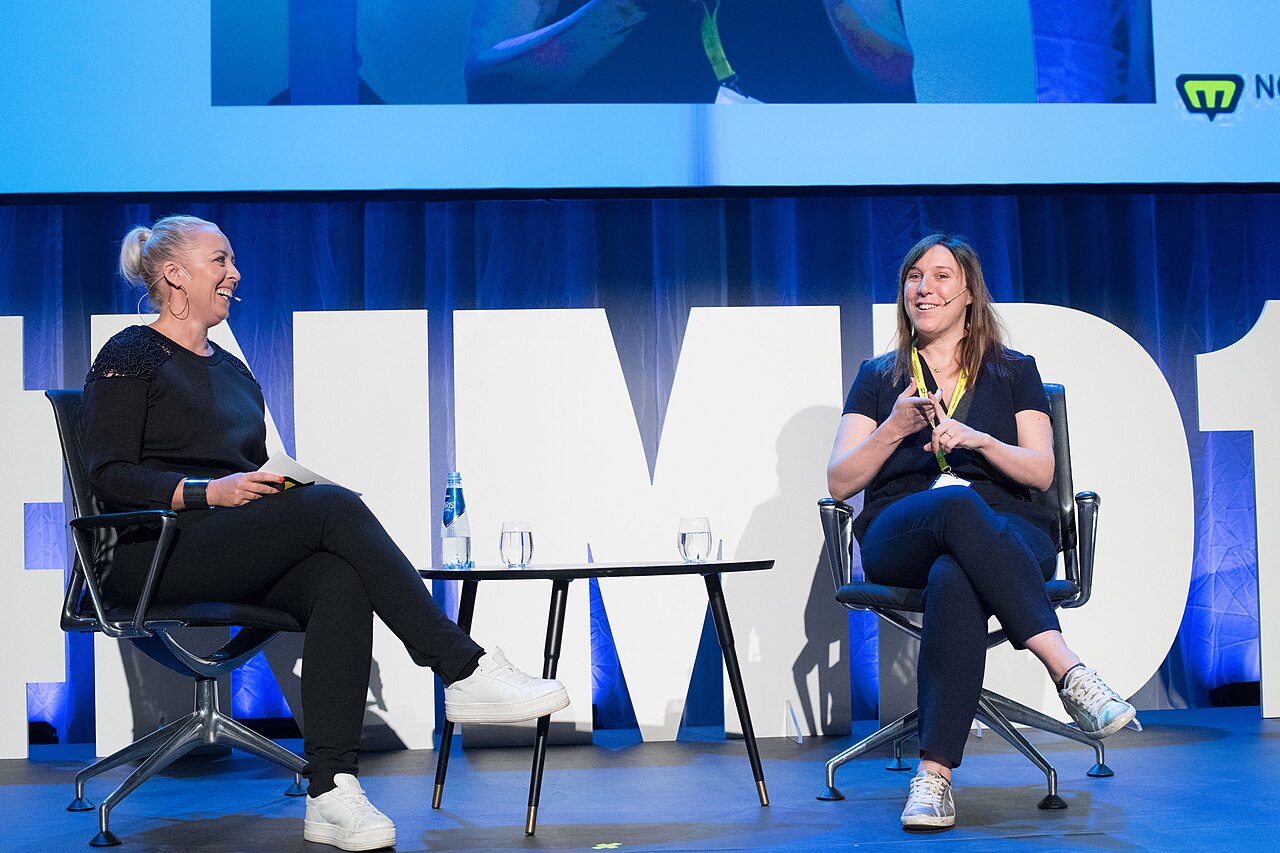 Med Camille de Castelnau. Moderator Mona B. Riise. (2018)