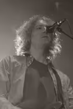 Kevin Shields of My Bloody Valentine performing the Fillmore Auditorium in Denver, Colorado, United States on 24 April 2009.