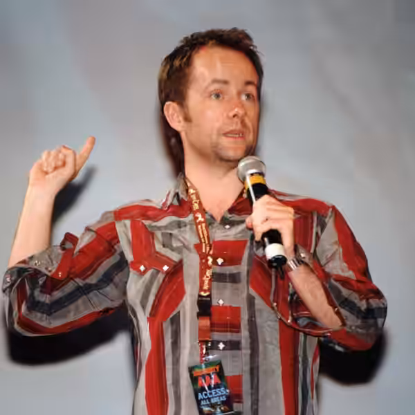 Scottish actor Billy Boyd at the Lord of the Rings-Convention Ring*Con 2005 in Fulda, Germany.
