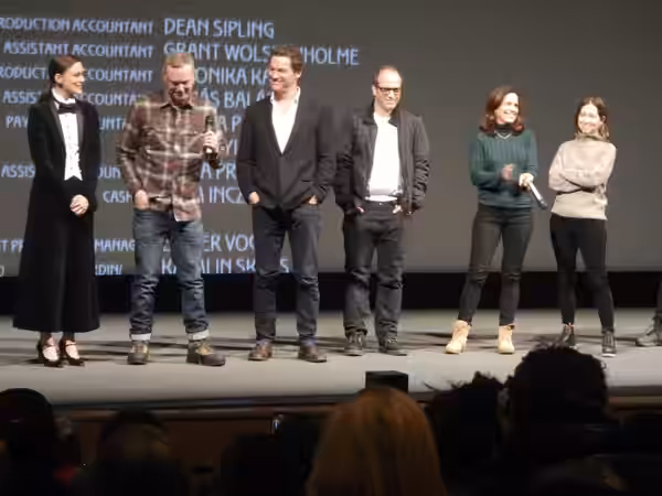 Keira Knightley, Wash Westmoreland, Dominic West, Gary Michael Walters, Elizabeth Karlsen and Pamela Koffler (2018)